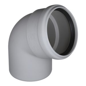 Отвод Ostendorf SKB d110 мм 67° пластиковый бесшумный для внутренней канализации (335130)