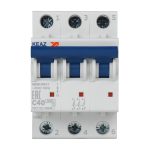 Автоматический выключатель модульный КЭАЗ OptiDin 3P 40А тип C 6 кА 380 В (260798)