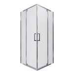 Душевой уголок Triton Каппа хром 90х90х190 см квадрат стекло прозрачное 6 мм (Щ0000054220)