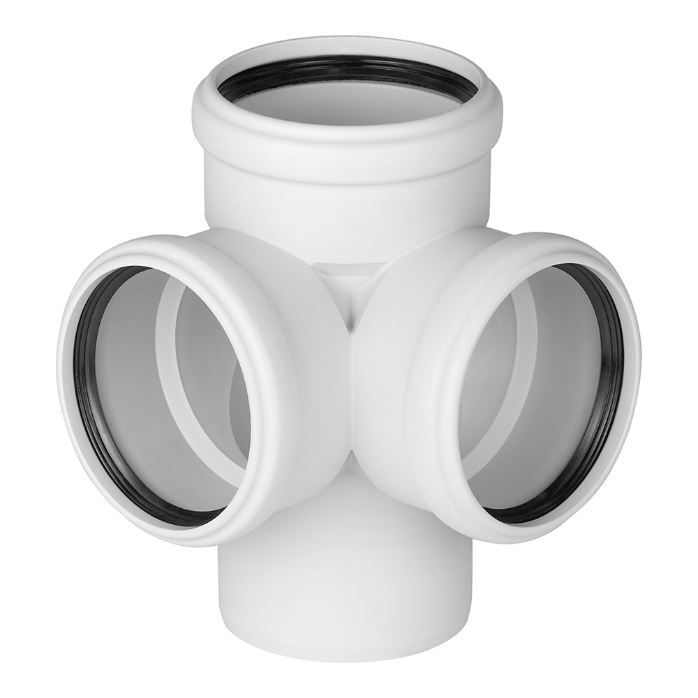 original-31017.jpg Крестовина Ostendorf SKED d110х110х110 мм 87° пластиковая бесшумная для внутренней канализации (335910) — изображение 1