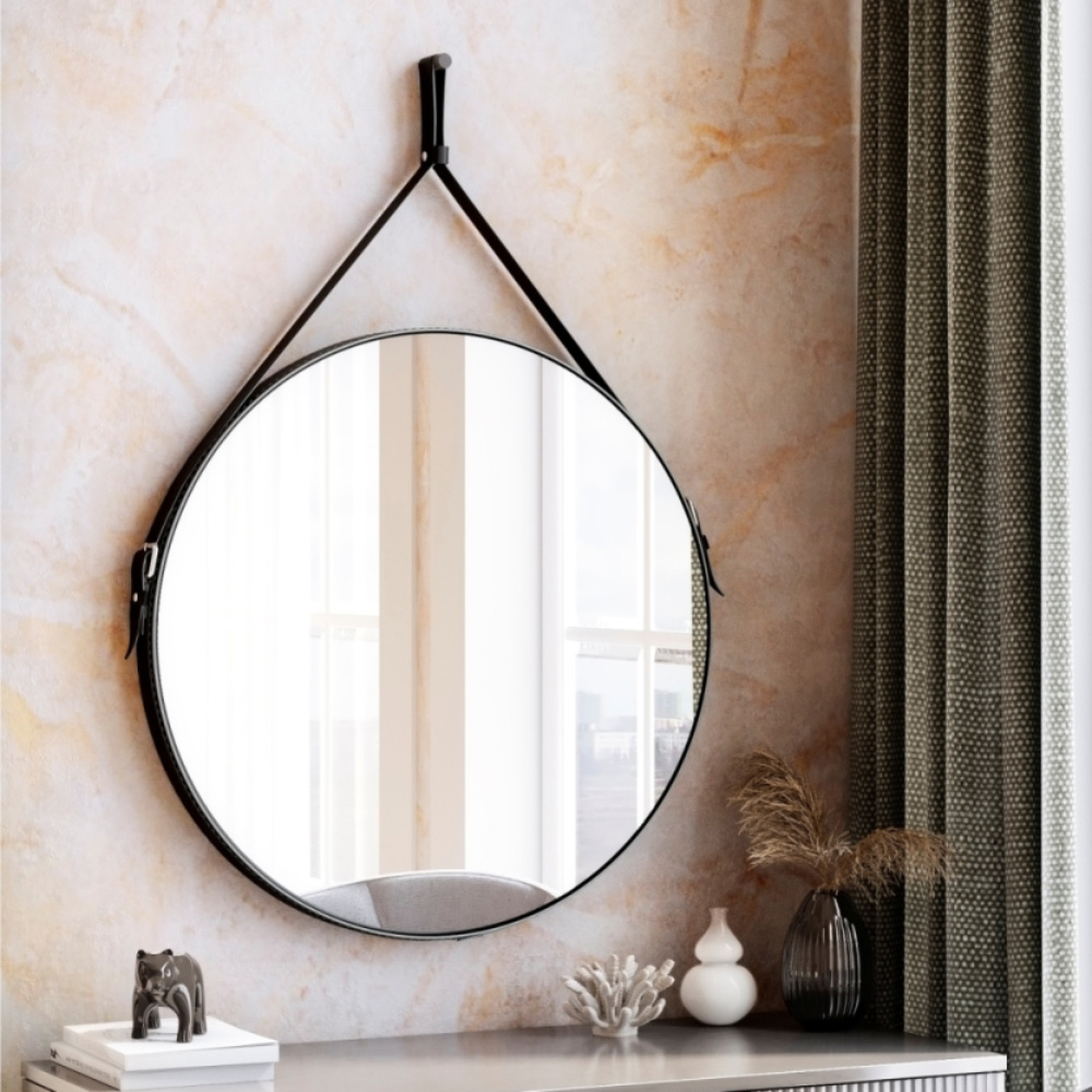 original-31080.jpg Зеркало настенное Fernanda 500 мм черное — изображение 1