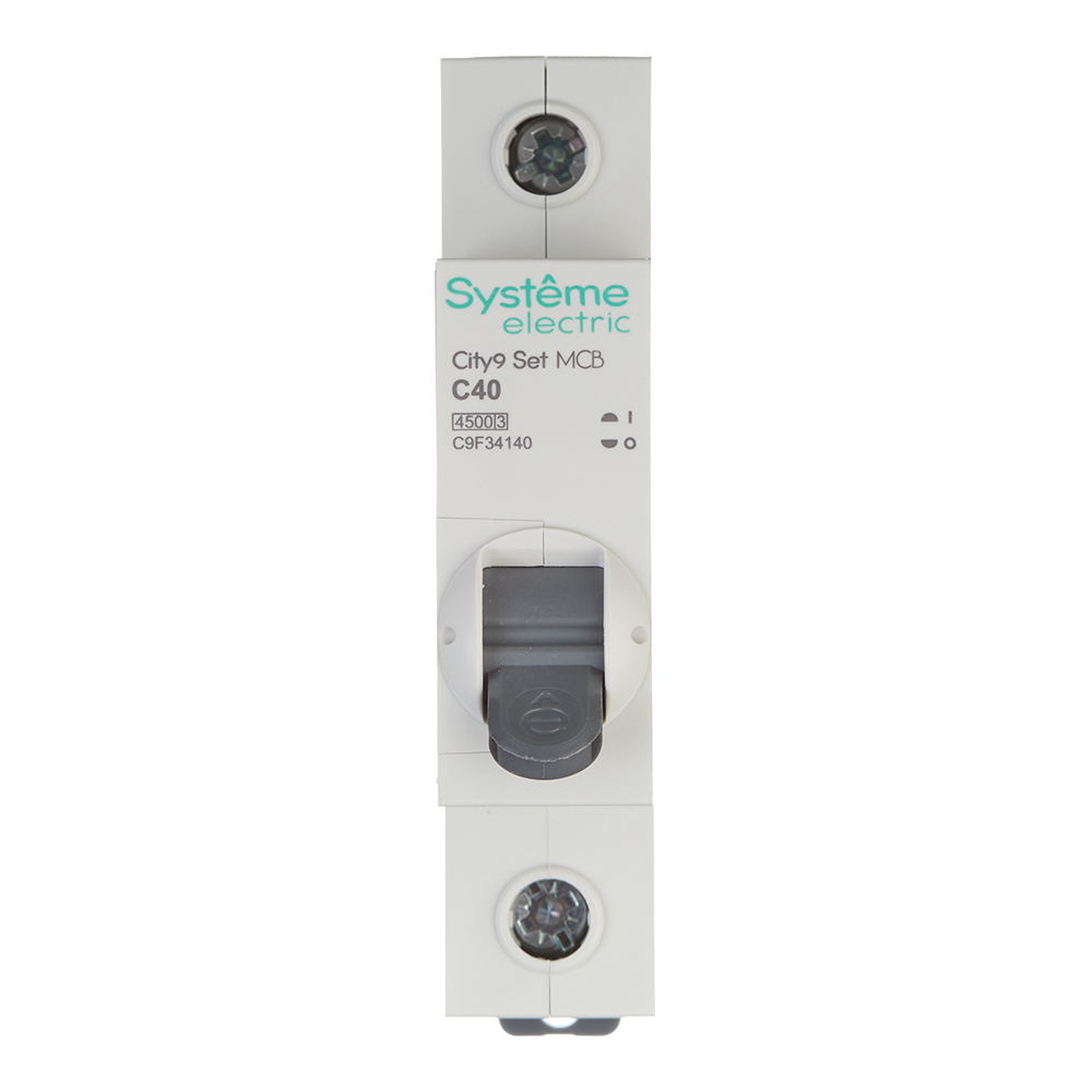 original-31156.jpg Автоматический выключатель модульный Systeme Electric City9 Set 1P 40А тип C 4,5 кА 230 В (C9F34140) — изображение 1