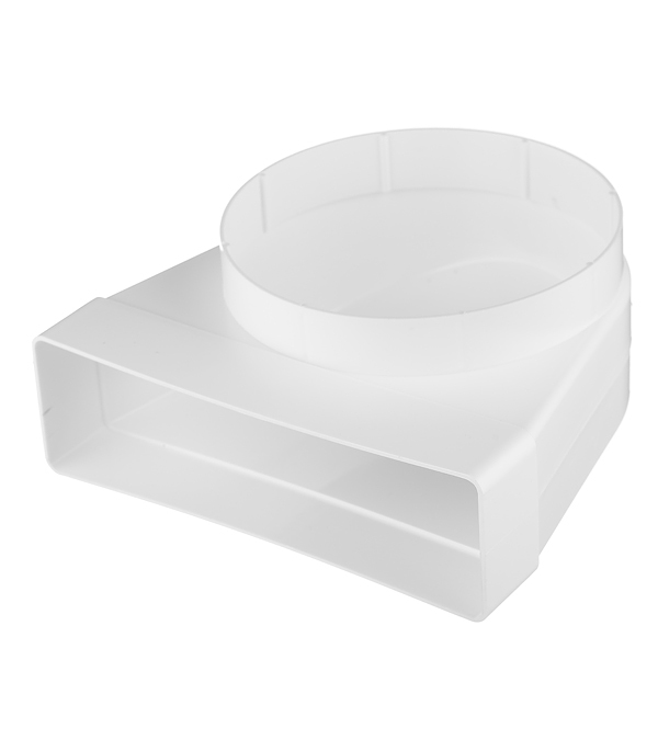 original-31307.jpg Соединитель угловой пластиковый для плоских воздуховодов 60х204 мм с круглыми d160 мм — изображение 1