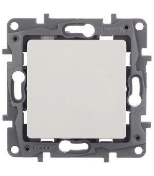 Выключатель Legrand Etika одноклавишный встраиваемый белый (672201)
