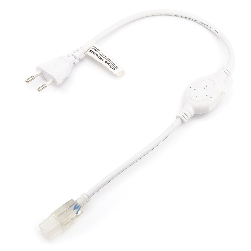 original-3146.jpg Шнур питания для светодиодной ленты Apeyron пластик 600 Вт IP44 220 В белый (03-44) — изображение 1