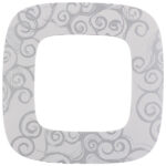 Рамка Legrand Valena Allure oдноместная нарцисс хром (754341)