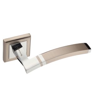 Ручка дверная Palladium City A Tesoro SN/CP квадратная розетка матовый никель/хром