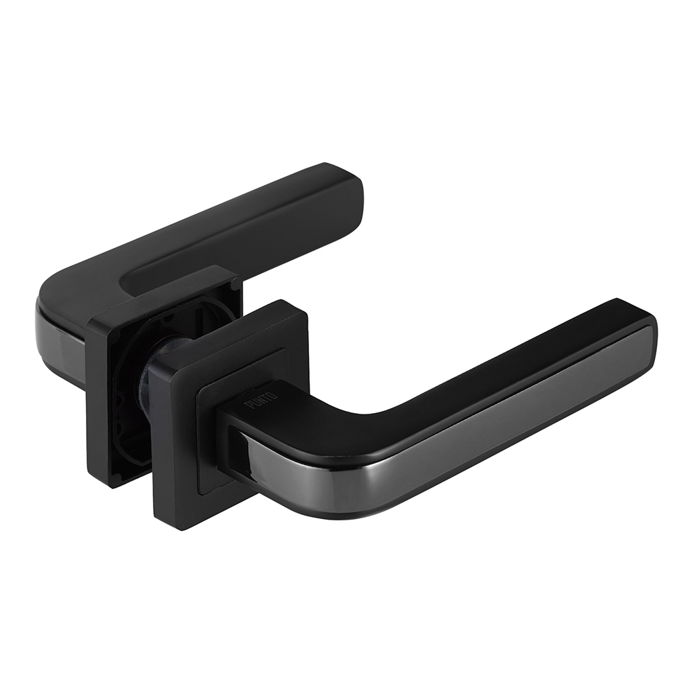 original-31503.jpg Ручка дверная Punto Nova квадратная розетка черная — изображение 1