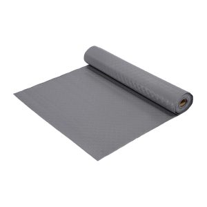 Коврик-дорожка противоскользящий Vortex пятачки 90х0,2 см серый