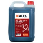 Добавка пластификатор для бетонов и растворов АльфаБетон Пласбетон универсальная 5 л