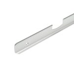 Планка угловая для столешниц 26-28 мм R9 матовый хром алюминий