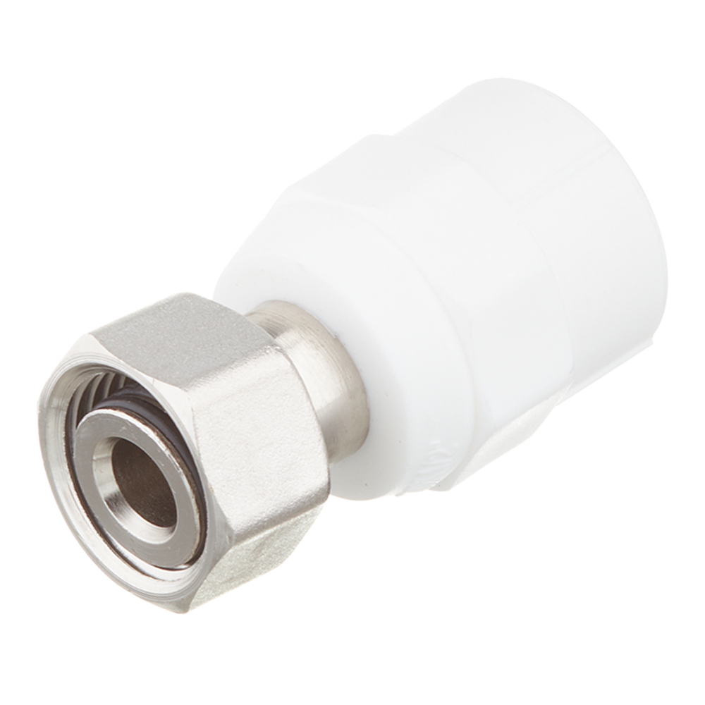 original-31798.jpg Муфта полипропиленовая Valtec с накидной гайкой 20 мм х 1/2 ЕК под евроконус (VTp.708.K.02004) — изображение 1