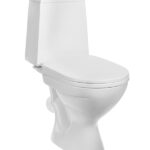 Унитаз-компакт Gesso Home de luxe W102 с косым выпуском с сиденьем пластик белый (9 012 357)
