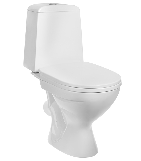 original-31852.jpg Унитаз-компакт Gesso Home de luxe W102 с косым выпуском с сиденьем пластик белый (9 012 357) — изображение 1