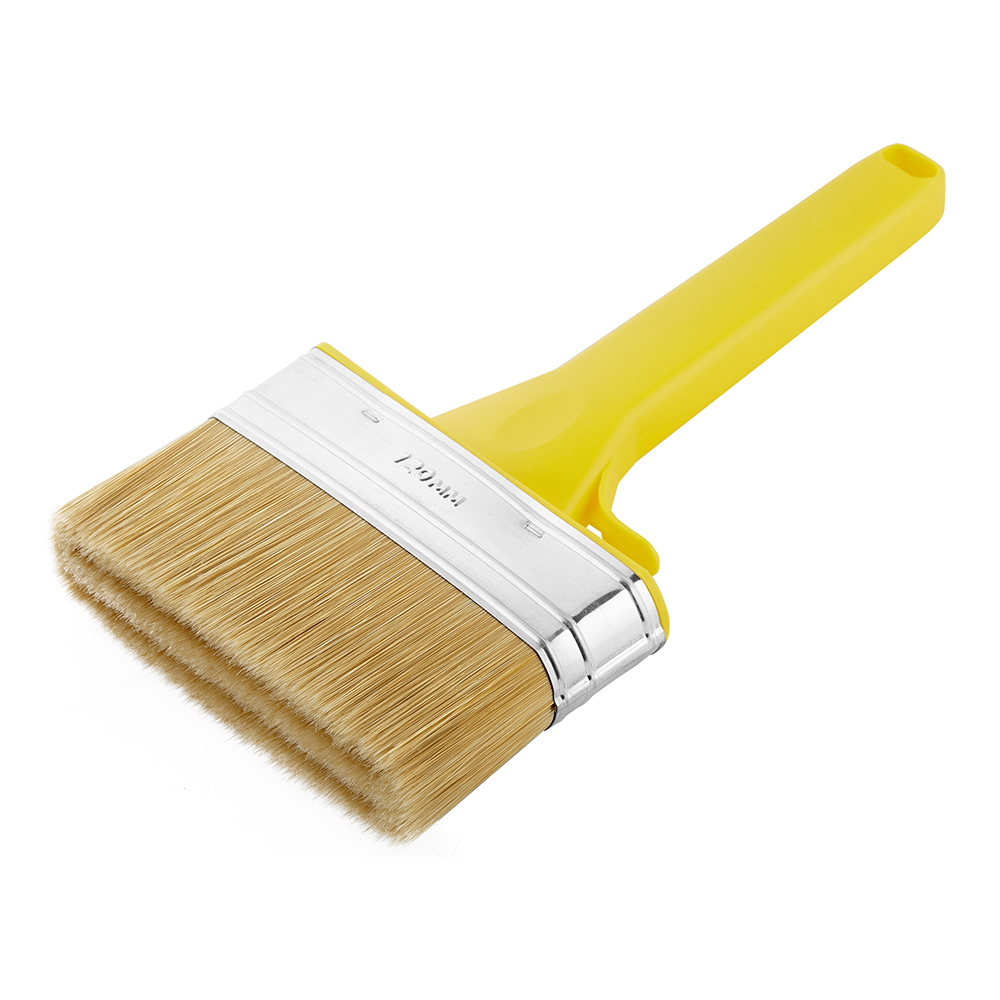 original-31899.jpg Кисть плоская искусственная щетина пластиковая ручка Wenzo Pro 120х25 мм для эмалей и лаков на водной основе — изображение 1