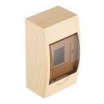 Щит распределительный навесной EKF PROxima ЩРН-П-4 пластиковый IP41 221х136х90 мм 4 модуля светлое дерево