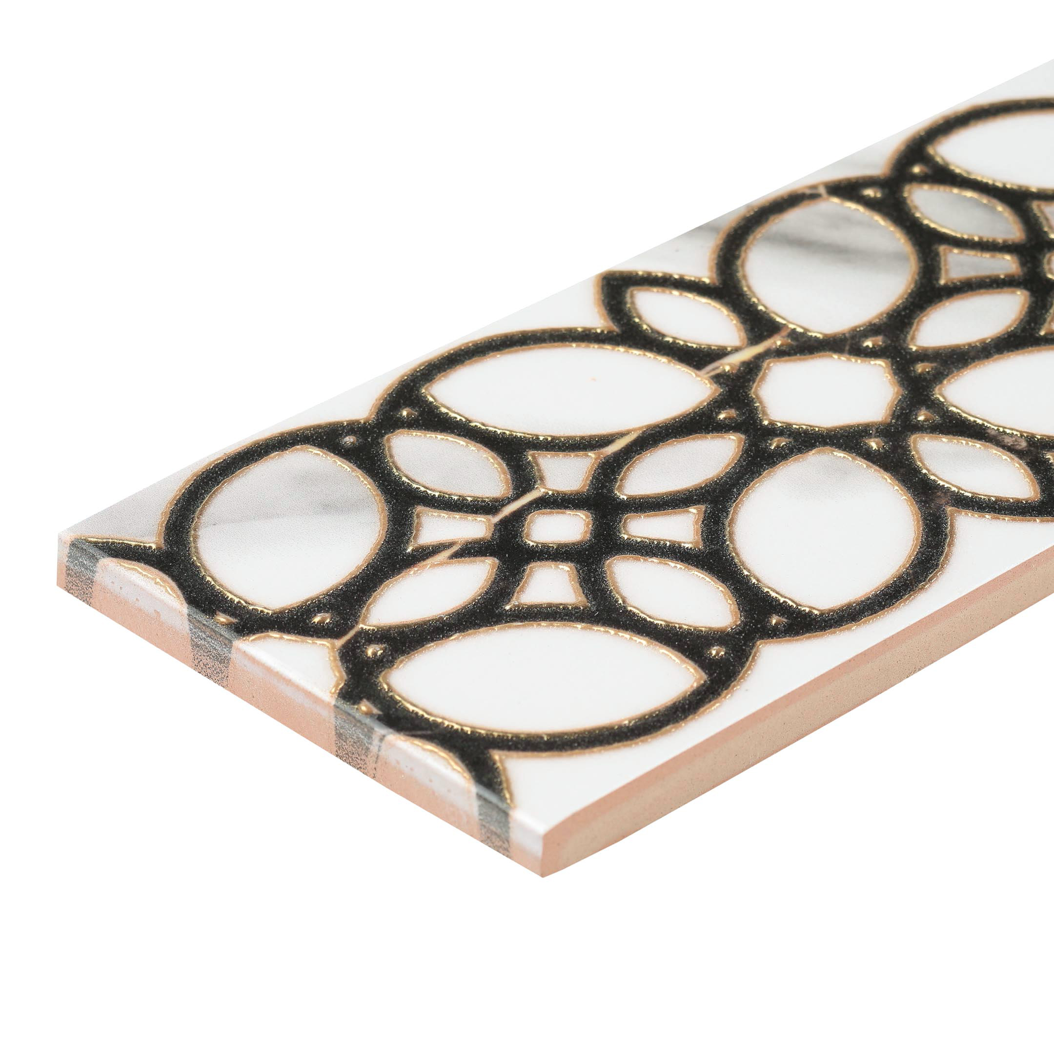 original-31972.jpg Плитка бордюр Unitile Фиеста белая 400x75x8 мм — изображение 1