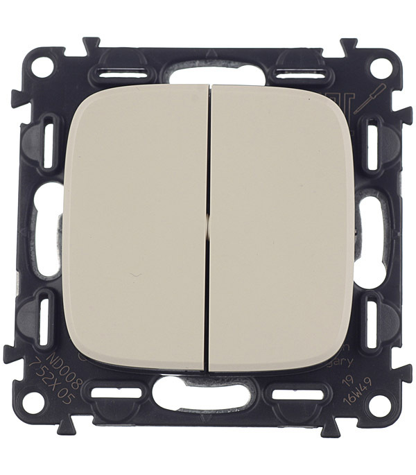 original-31976.jpg Выключатель Legrand Valena Allure двухклавишный встраиваемый слоновая кость (752805) — изображение 1
