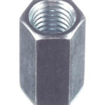 Гайка соединительная оцинкованная М8 х24 мм DIN 6334 (1 шт.)