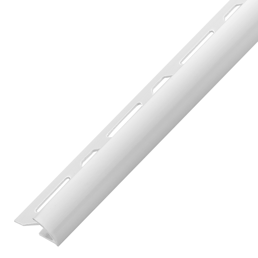 original-31993.jpg Уголок ПВХ для кафельной плитки наружный 8 мм 2,5 м светло-серый — изображение 1