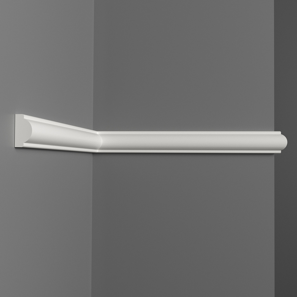 original-32069.jpg Молдинг из экополимера ударопрочный 15х8х2000 мм под покраску Stenopol C7130 белый — изображение 1