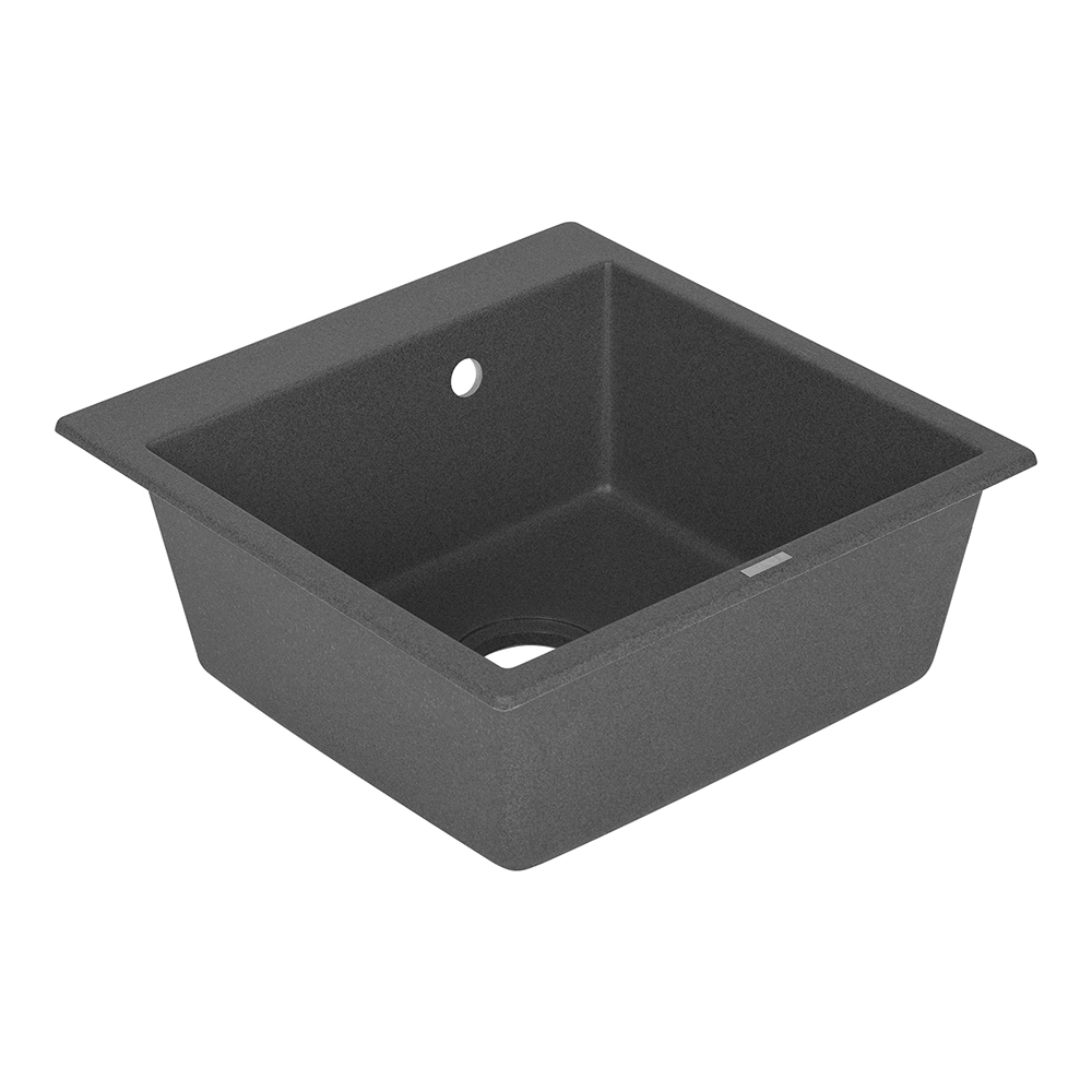 original-32197.jpg Мойка для кухни Granula 52х51х20 см врезная с сифоном кварц графит — изображение 1