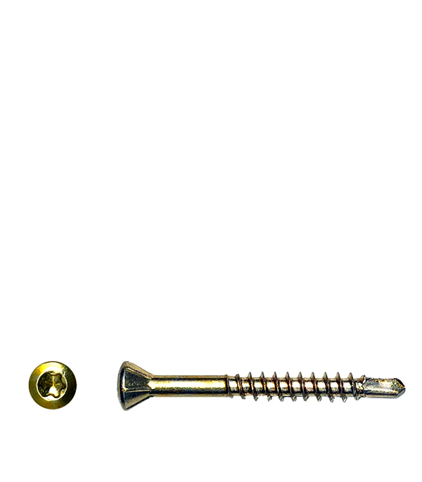 original-32219.jpg Саморезы для массивной доски 30x3,2 мм желтые (500 шт.) — изображение 1