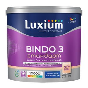 Краска интерьерная Dulux/Luxium Bindo 3 база BC бесцветная 2,25 л