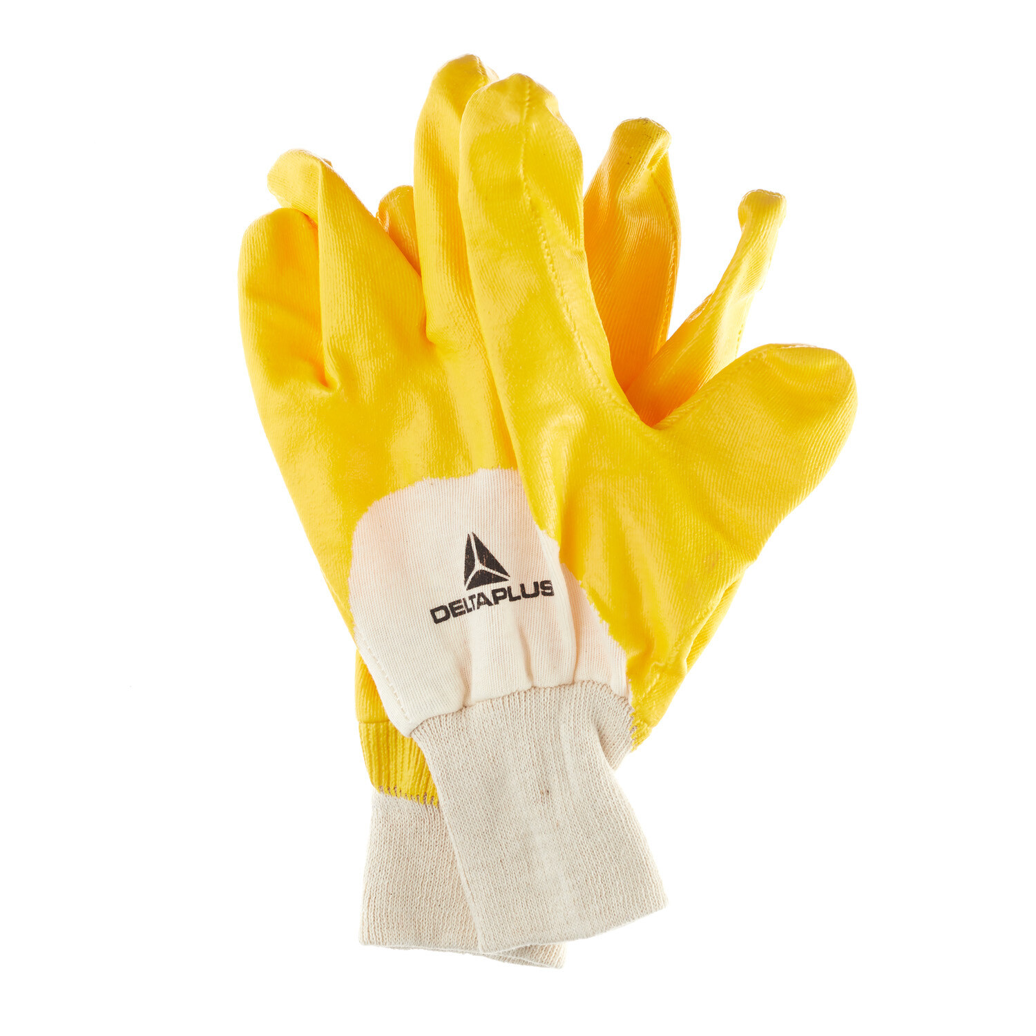 original-32395.jpg Перчатки х/б с нитриловым покрытием Delta Plus NI015 желтые 10 (XL) — изображение 1
