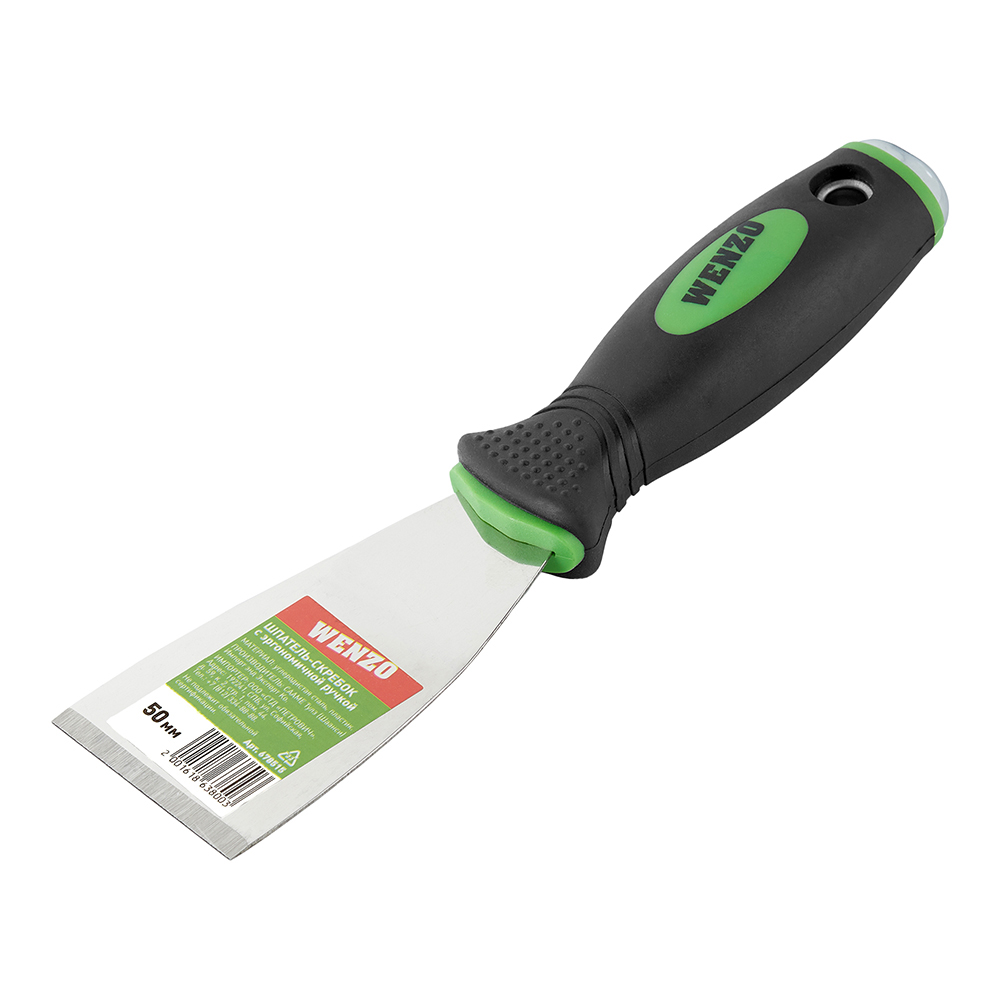 original-32406.jpg Шпатель-скребок Wenzo 50 мм с эргономичной ручкой (678515) — изображение 1