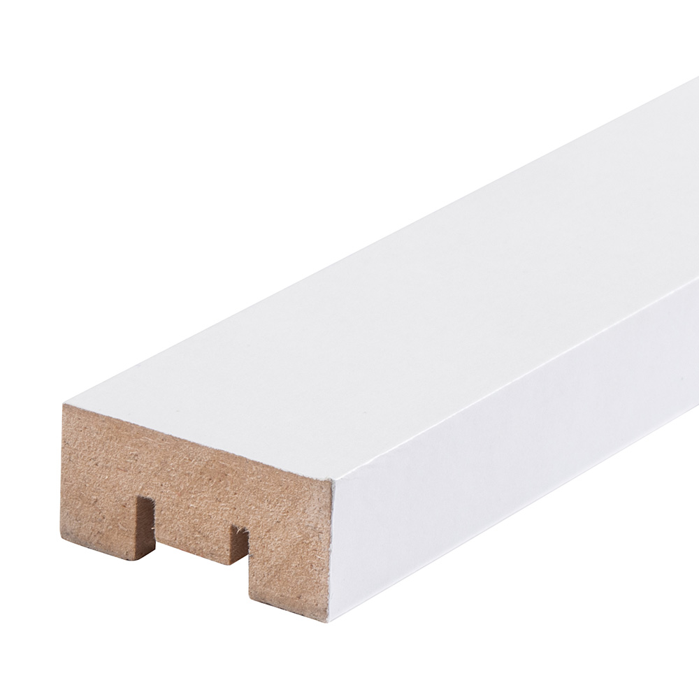 original-32422.jpg Декоративная рейка МДФ 35х16х2700 мм белая Стильный Дом — изображение 1