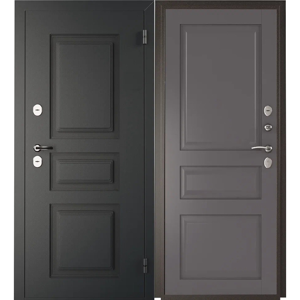 original-32492.jpg Дверь входная с терморазрывом Промет Норд правая букле графит - нубук графит 980х2050 мм — изображение 1