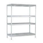 Стеллаж металлический AR Shelving Rivet Wire 1800x1500x600 мм 4 полки