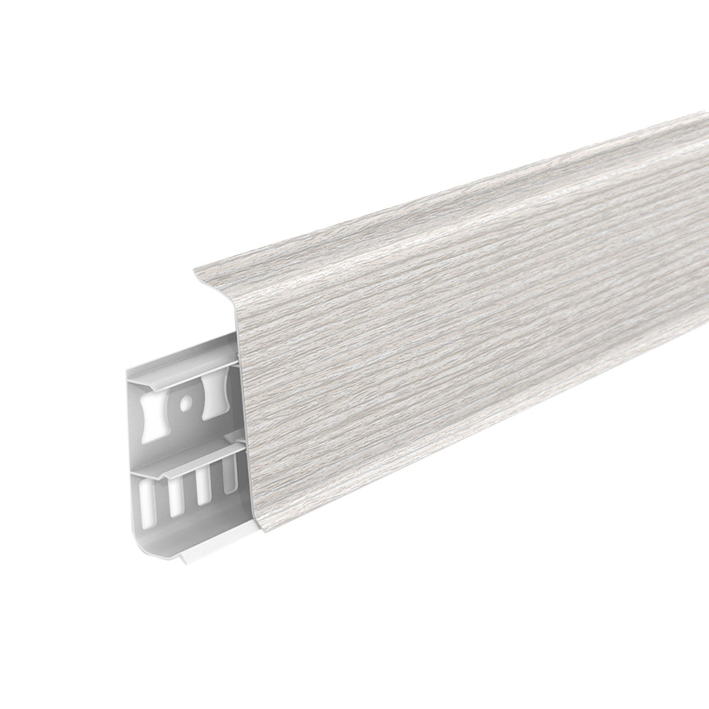 original-32579.jpg Плинтус ПВХ напольный Деконика 70 мм клен патина 2200 мм Г-профиль с кабель-каналом — изображение 1