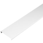 Рейка сплошная S-дизайн 3 м 100АS белый жемчуг