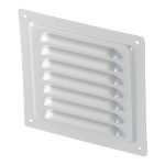 Решетка вентиляционная стальная Ore 125х125 мм серая