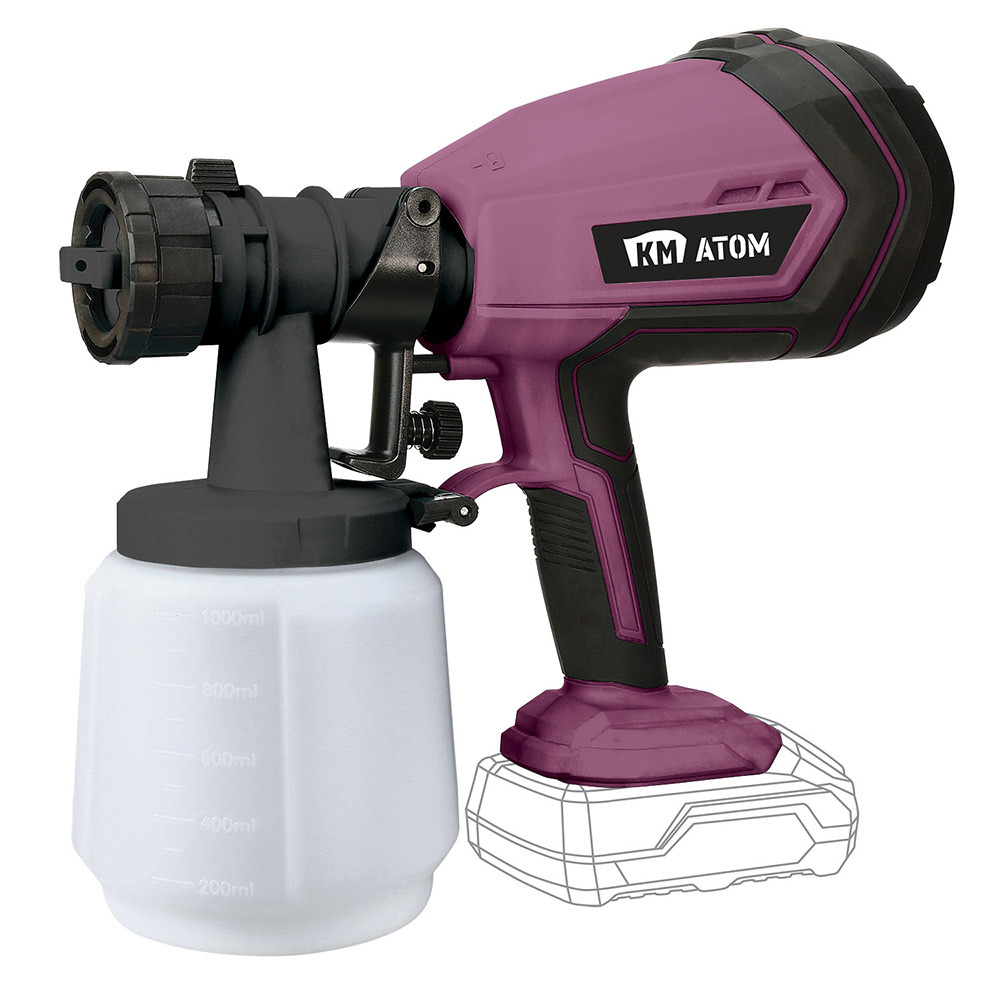 original-32688.jpg Краскопульт аккумуляторный КМ АТОМ 18 В 1 л без АКБ и ЗУ (CSG-181) — изображение 1