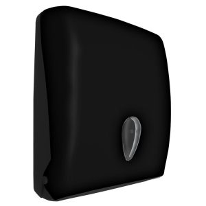 Диспенсер Nofer Industrial для бумажных полотенец пластик черный (04020.N)