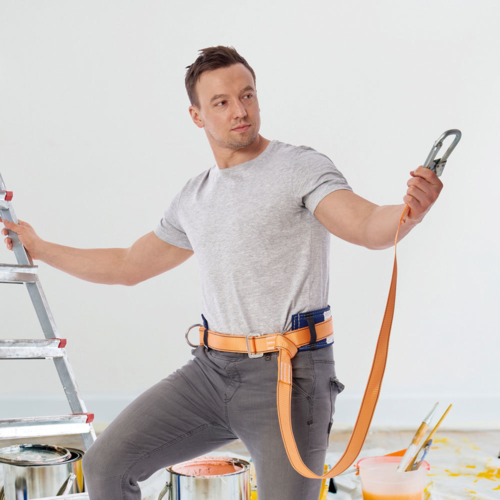 original-32765.jpg Страховочная система Окапром УС-1А лента 1,5 м оранжевая (0004) — изображение 1