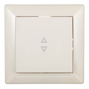 Переключатель Svet одноклавишный встраиваемый бежевый (SV1001-0017)