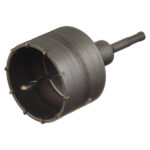 Коронка твердосплавная Практика (035-189) по бетону d82 мм с переходником