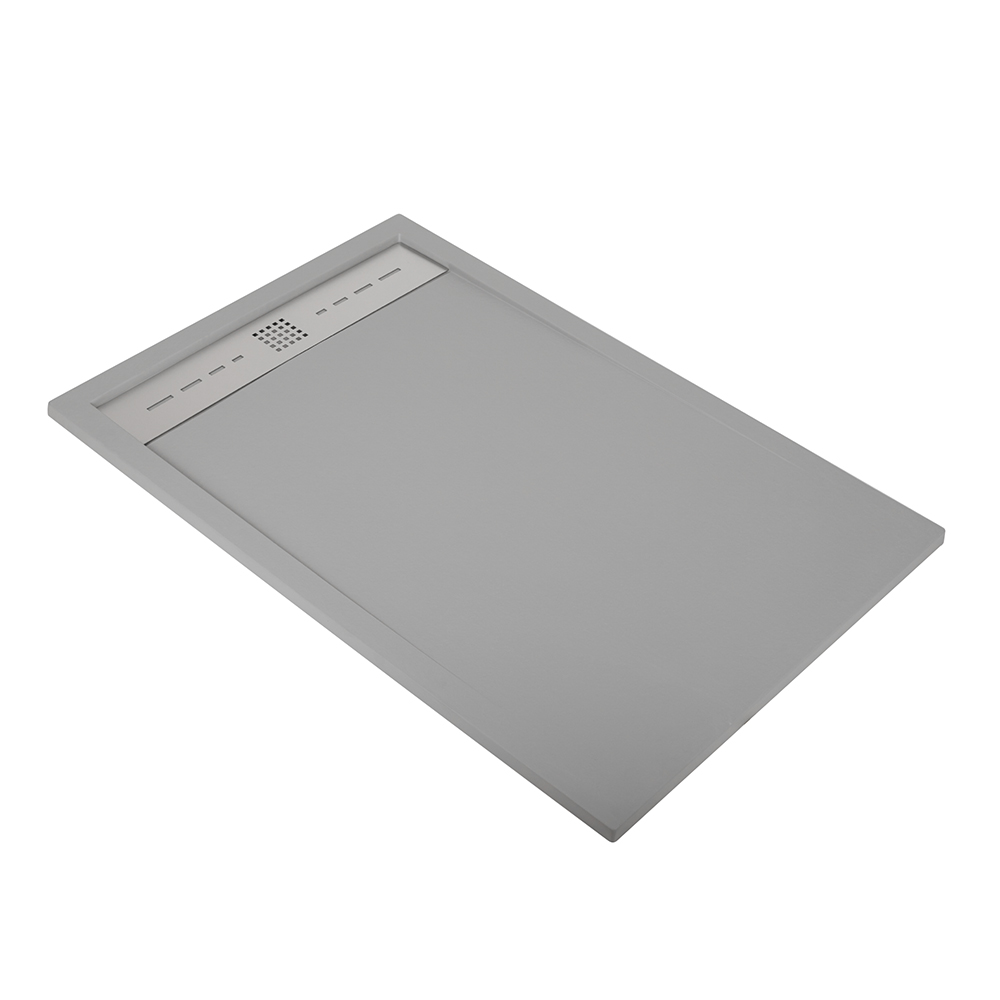 original-32976.jpg Поддон Good Door Stella литьевой мрамор 120х80х3 см прямоугольник графит низкий (ЛП00065) — изображение 1