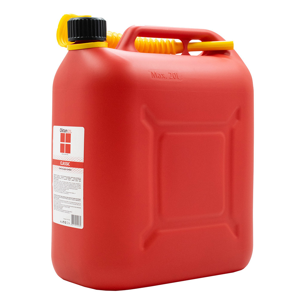 original-33248.jpg Канистра для технических жидкостей Oktan 20 л пластиковая красная — изображение 1