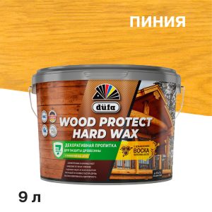 Антисептик Dufa Wood Protect Hard Wax декоративный для дерева пиния 9 л