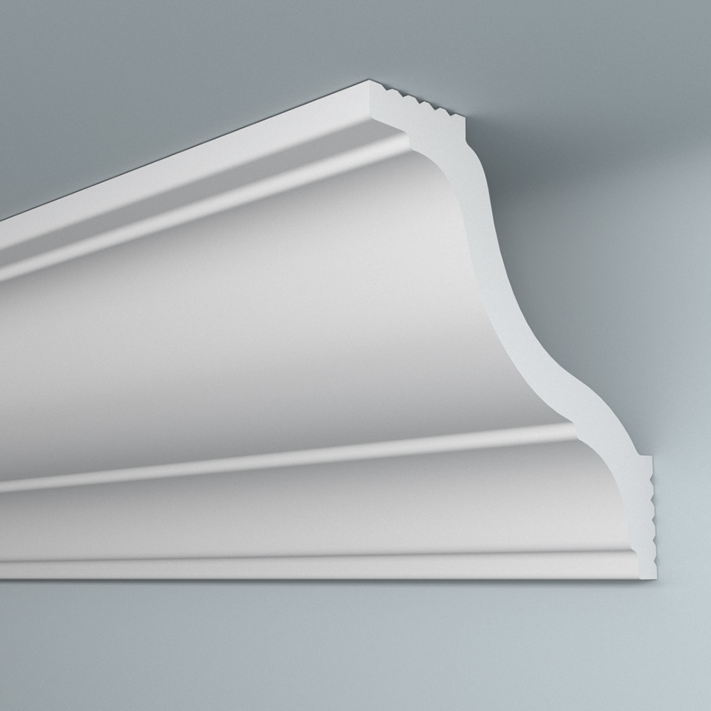 original-33428.jpg Плинтус потолочный из пенополистирола 60х60х2000 мм Плинтэкс W60/60 — изображение 1