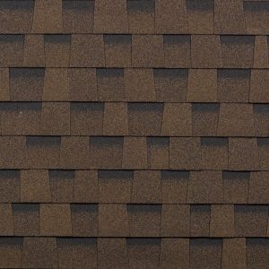 Черепица гибкая Шинглас Кантри многослойная коричневая 2,6 кв.м