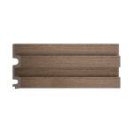 Панель декоративная из экополимера 122х2900х21 мм Decomaster D302-88-10 коричневая 0,354 кв.м