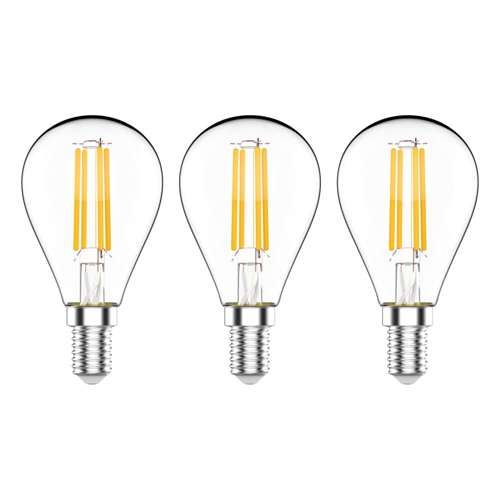 original-33643.jpg Лампа светодиодная филаментная Gauss E14 2700К 5,5 Вт 510 Лм 175-240 В шар тонированная (3 шт.) — изображение 1