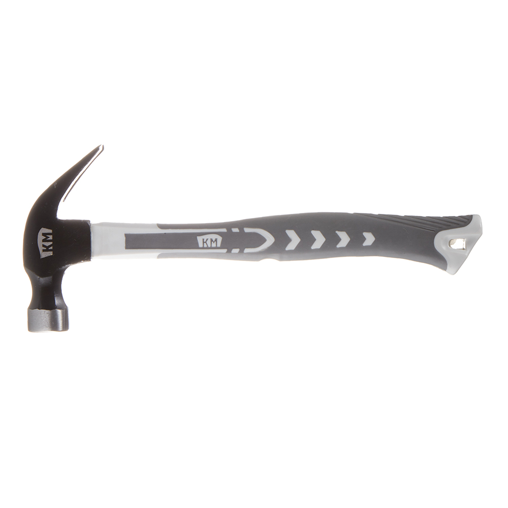 original-33648.jpg Молоток-гвоздодер КМ 560 г фибергласовая обрезиненная ручка — изображение 1