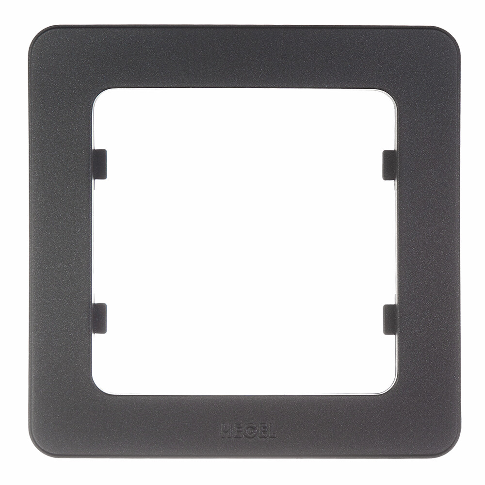 original-33845.jpg Рамка Hegel Master одноместная черная (Р401-08) — изображение 1